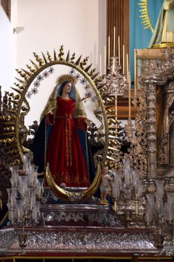 San Cristobal de La Laguna, İspanya 03.22.2018: San Cristobal de La Laguna 'da Iglesia La Concepcion' un İçişleri