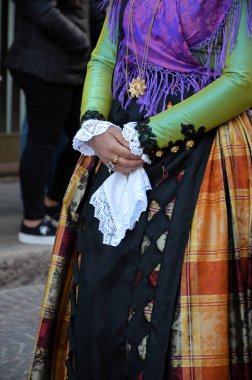 Sant 'Antioco, Sardinya 05.06.2019: Saint Antioco, Sardinya - 04.16.2018: Sant' Antioco dini geçit töreni