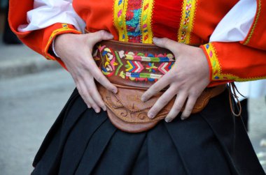 Sant 'Antioco, Sardinya 05.06.2019: Saint Antioco, Sardinya - 04.16.2018: Sant' Antioco dini geçit töreni