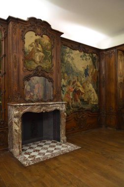 Nuremberg, Almanya 10.19.2019: Wespien Johann için Aachen odası, mimar Johann Josef Couven