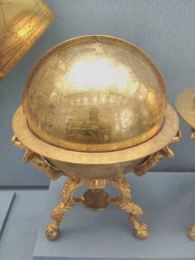 Nuremberg, Almanya 10.19.2019: Göksel küre, Johannes Praetorius, Nuremberg