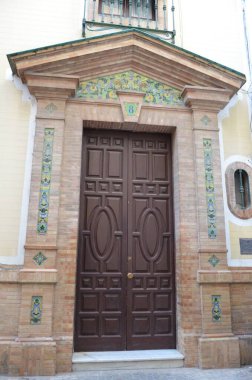 Sevilla, İspanya - mimari barrio Santa Cruz Bölgesi
