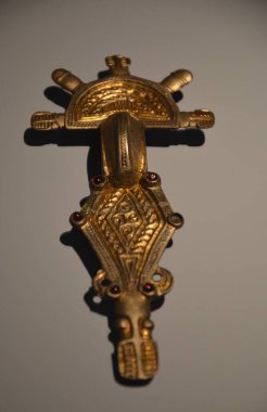 Nuremberg, Almanya 10.19.2019: Visigotik yay fibula