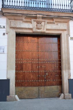 Sevilla, İspanya - mimari barrio Santa Cruz Bölgesi