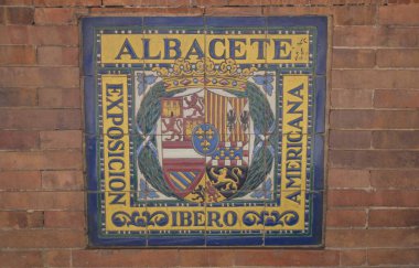 Seville, İspanya 03.23.2019 Plaza de Espana 1929 yılında inşa edilmiştir.