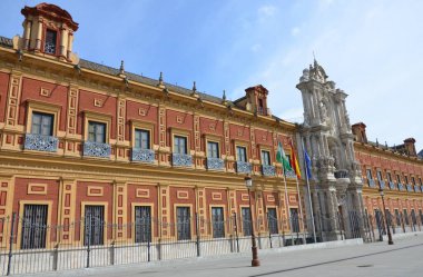 San Telmo Seville Sarayı, İspanya. Endülüs Bölgesel Yönetimi Başkanlığı