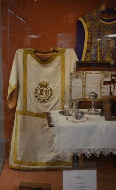 Seville, İspanya 03.23.2019: Müze Histrico Militar de Sevilla, İspanya