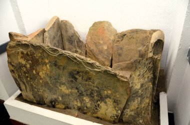 Seville, İspanya 03.23.2019: Sevilla Arkeoloji Müzesi, İspanya