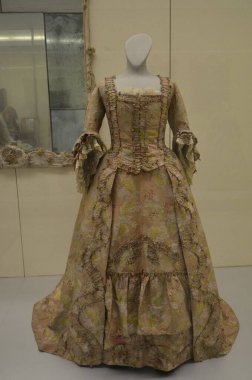 Nuremberg, Almanya 10.19.2019: İpek Elbise, 1760 (