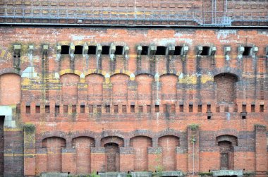 Nuremberg, Almanya 10.18.2019: Reich Kongresshalle (kongre salonu) ve Nuremberg 'deki eski Nazi parti miting sahaları belgelendirme merkezi