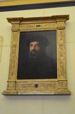 Seville, İspanya 03.25.2019: Donanma Müzesi Torre del Oro (Sevilla)