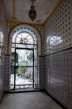 Tipik ev girişi Cadiz İspanya