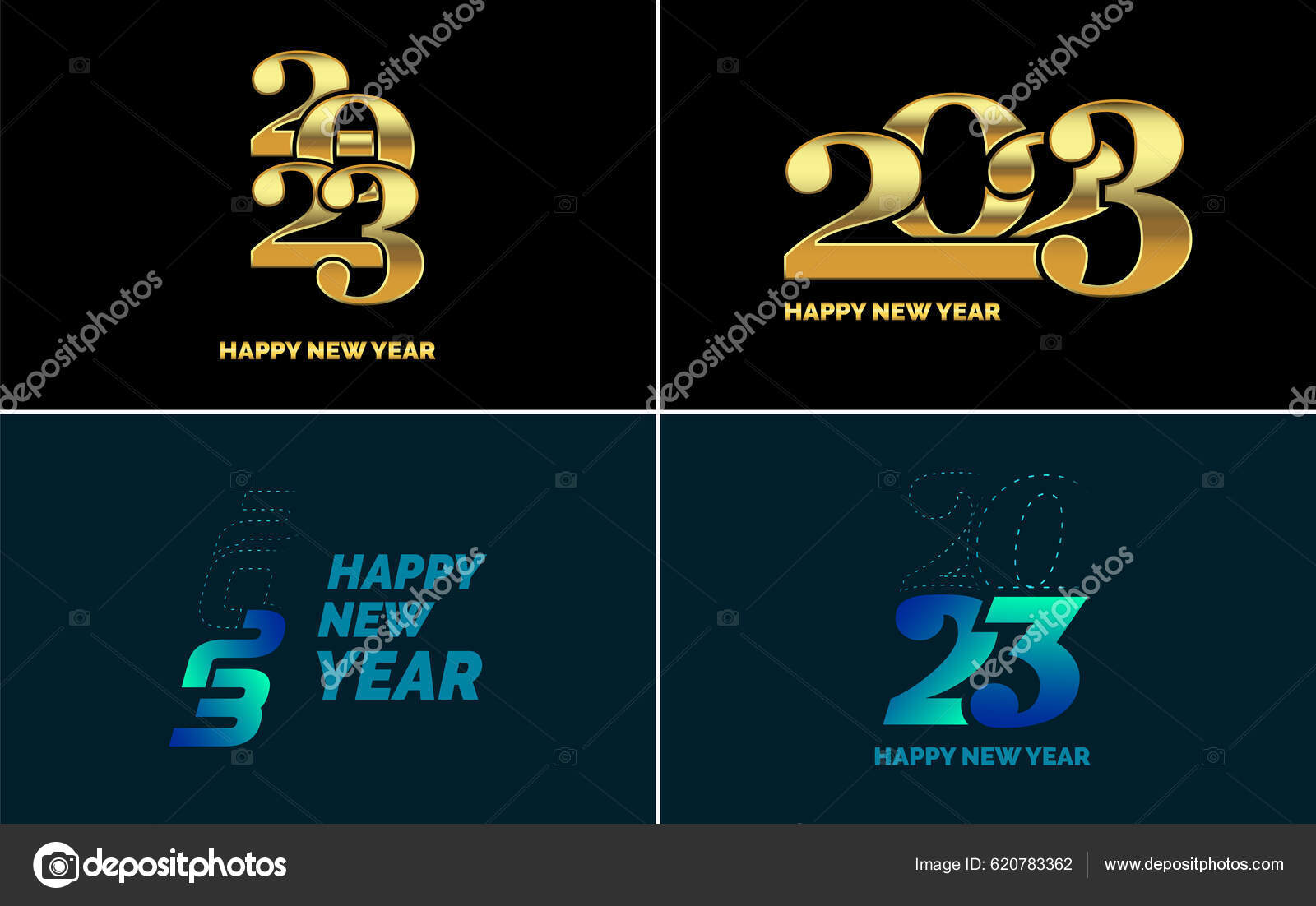 Set Logo Design 2023 Happy New Year 2023 Number Design Stock Vector By set-logo-design-2023-happy-new-year-2023-number-design-stock-vector-by