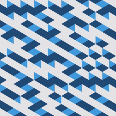 Mavi Geometrik Kusursuz Desen Soyut arkaplan
