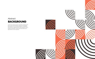 Kare Vektör illüstrasyonlu Geometrik arkaplan