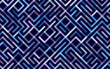 Çizgiler Vektör desensiz Banner. Geometrik çizgili süs. Tek renkli doğrusal arkaplan