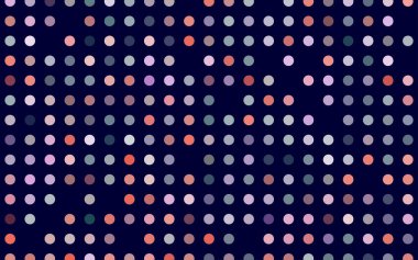 Daire Vektörü kusursuz desenli Banner. Geometrik çizgili süs. Tek renkli doğrusal arkaplan