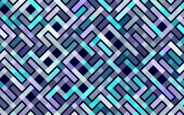 Çizgiler Vektör desensiz Banner. Geometrik çizgili süs. Tek renkli doğrusal arkaplan