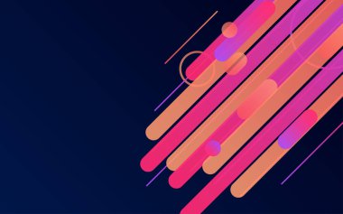 Yuvarlak Çizgiler Sınır Arkaplanı. İş broşürü ve poster arkaplanı için yaratıcı çizgiler