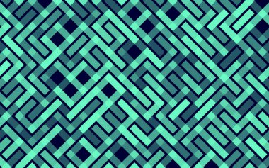 Çizgiler Vektör desensiz Banner. Geometrik çizgili süs. Tek renkli doğrusal arkaplan