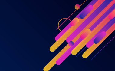 Yuvarlak Çizgiler Sınır Arkaplanı. İş broşürü ve poster arkaplanı için yaratıcı çizgiler