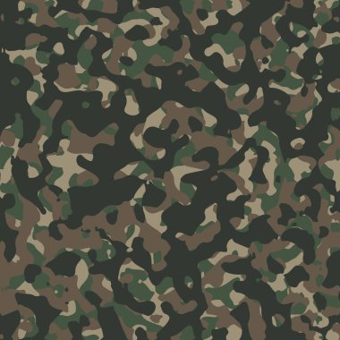 Ordunun kamuflaj vektörü kusursuz desen. Askeri kamuflaj kusursuz ordu tasarım geçmişini tekrarlıyor.
