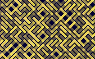 Çizgiler Vektör desensiz Banner. Geometrik çizgili süs. Tek renkli doğrusal arkaplan