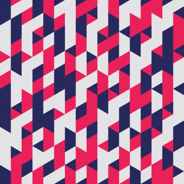 Kırmızı Geometrik Kusursuz Desen Soyut arkaplan