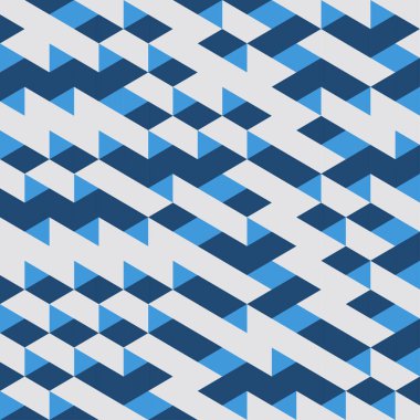 Mavi Geometrik Kusursuz Desen Soyut arkaplan