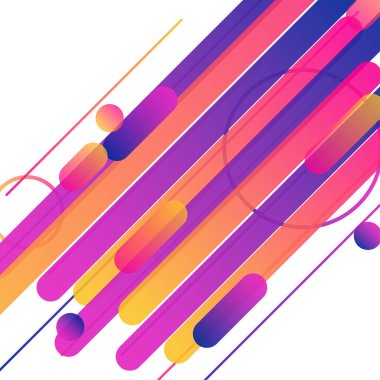 Yuvarlak Çizgiler Sınır Arkaplanı. İş broşürü ve poster arkaplanı için yaratıcı çizgiler