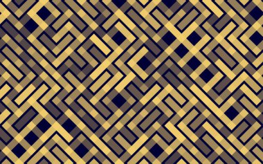 Çizgiler Vektör desensiz Banner. Geometrik çizgili süs. Tek renkli doğrusal arkaplan