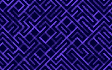 Çizgiler Vektör desensiz Banner. Geometrik çizgili süs. Tek renkli doğrusal arkaplan