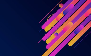 Yuvarlak Çizgiler Sınır Arkaplanı. İş broşürü ve poster arkaplanı için yaratıcı çizgiler