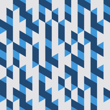 Mavi Geometrik Kusursuz Desen Soyut arkaplan