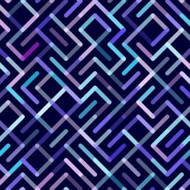 Çizgi Vektörü kusursuz desen. Geometrik çizgili süs. Tek renkli doğrusal arkaplan