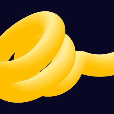 Üç boyutlu soyut, çarpık sıvı şekiller. Yaratıcı tasarım ögeleri