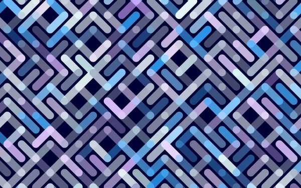ラインベクトルシームレスパターン バナー 幾何学模様の飾り モノクローム線形背景 — ストックベクタ