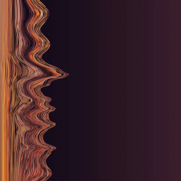 Modern Colorful Flow Poster Wave Liquid Shape Black Color Background — Stock Vector