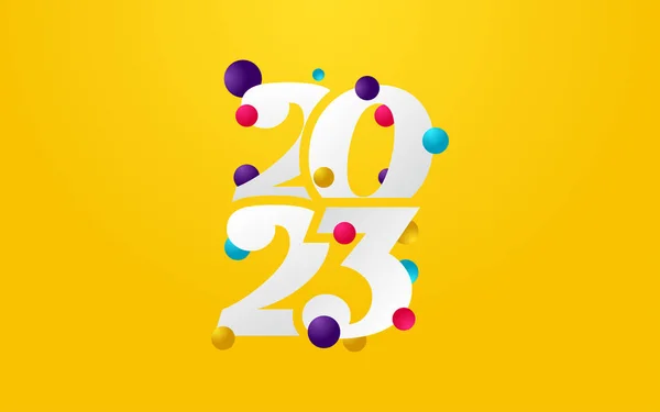 2029 Feliz Año Nuevo Símbolos Nuevo Diseño Tipográfico 2023 Año — Archivo Imágenes Vectoriales