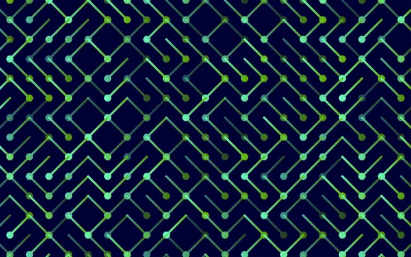 Технологический Векторный Бесшовный Узор Баннер Геометрический Полосатый Орнамент Монохромный Линейный — стоковый вектор