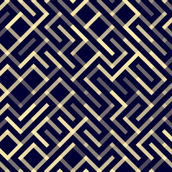 Линии Вектора Бесшовные Геометрический Полосатый Орнамент Монохромный Линейный Фон — стоковый вектор