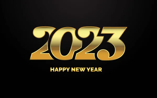 Feliz Año Nuevo 2023 Diseño Texto Cubierta Diario Negocios Para — Archivo Imágenes Vectoriales