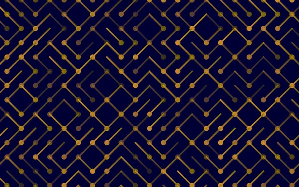 Bannière Motif Sans Couture Vectorielle Technologie Ornement Géométrique Rayé Fond — Image vectorielle