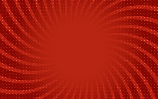 Fond Comique Rouge Vecteur Rétro — Image vectorielle