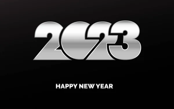 2050 Design Bonne Année Nouvelle Année 2023 Conception Logo Pour — Image vectorielle