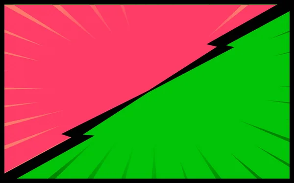 stock vector Green and Pink comic background Retro vector