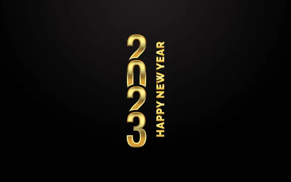 2056 Ontwerp Gelukkig Nieuwjaar Nieuwjaar 2023 Logo Ontwerp Voor Brochure — Stockvector