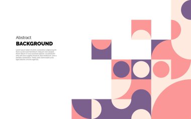 Geometrik soyut arkaplan vektörü illüstrasyonu