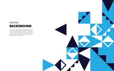 Renkli soyut geometrik şekiller arkaplan vektörü illüstrasyonu