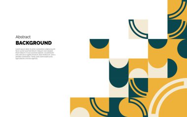 Geometrik mozaik arkaplan. Vektör illüstrasyonu